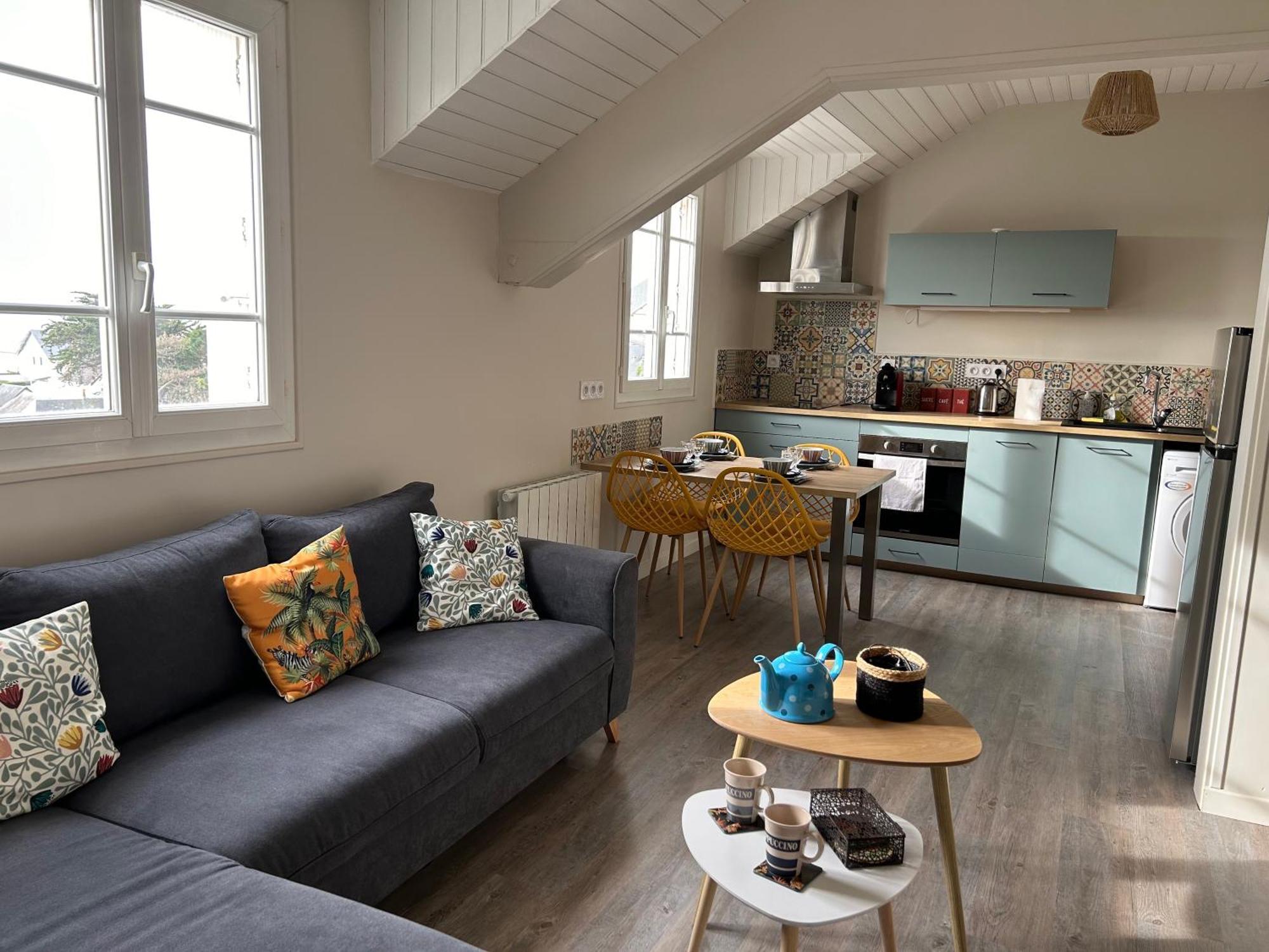 Appartement Pour Evasion Marine A Hauteville Sur Mer Exterior foto